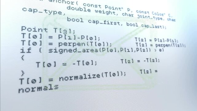 Scrolling code view revealing HTTP call structs intersection and response stub demonstrating flow