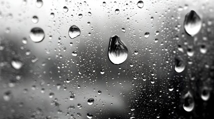 Raindrops on Glass, rain-speckled window glass texture overlay