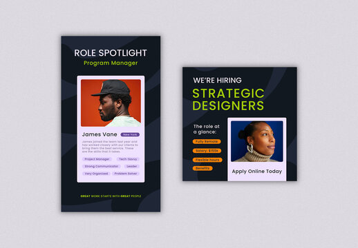 Bold Business Social Media Set