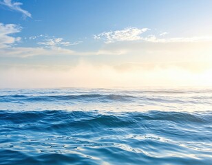 Fototapeta premium Tranquil Ocean Sunrise View