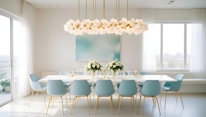 Photo interior modern design room 3d illustration
