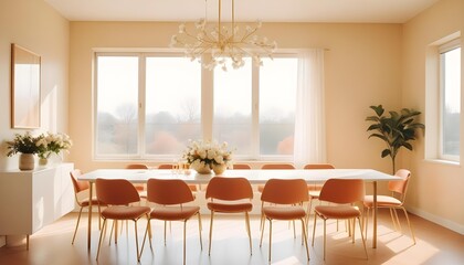 Photo interior modern design room 3d illustration
