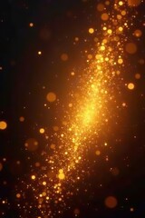 Flickering gold particles, radiant light bursts Luxurious, dynamic background, backdrop, pattern, movement