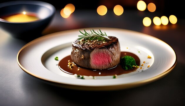 filet mignon perfect for a special dinner celebrated for its tender meat exquisite flavor and often paired with gourmet sides and sauces for an exceptional dining experience