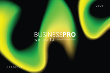 2026, Trendy and modern gradient fluid wave background