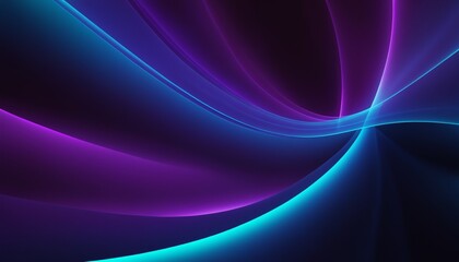 Abstract digital glowing neon gradient wave, smooth background with purple and blue colors, futuristic light art design, vibrant wallpaper creativity.