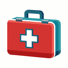 Obraz premium first aid kit isolated