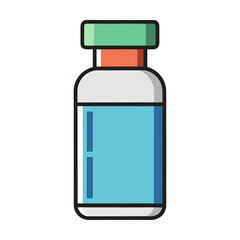Obraz premium vector illustration of a bottle