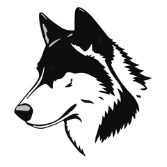 Siberian Husky Illustration