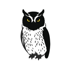 Short-Eared Owl Illustration