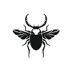 Stylized Scarab Beetle