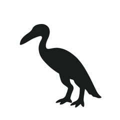 Black Pteranodon Illustration