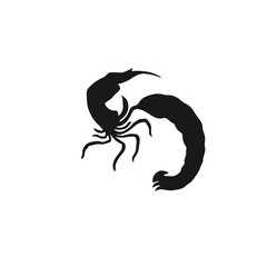Black Prawn Animal Motif