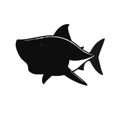 Black Piranha Illustration