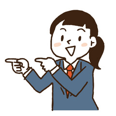 制服を着た学生表情