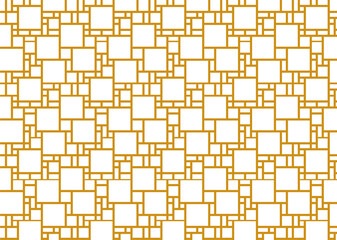 幾何学的なタイル模様 背景 2色