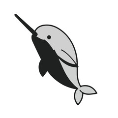 Narwhal - Black Animal © Waleed