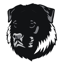 Mastiff-Mix Animal Illustration