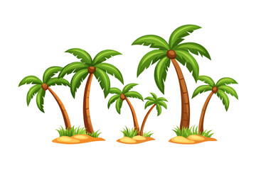 Obraz premium palm tree vector illustration