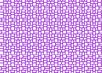 Fototapeta premium 幾何学的なタイル模様 背景 2色