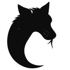 Wolf and Serpent Black Animal