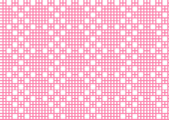 幾何学的なタイル模様 背景 2色