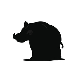 Black Tapir Illustration