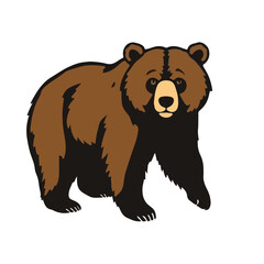 Brown Bear Illustration
