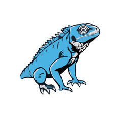 Blue Iguana Emblem