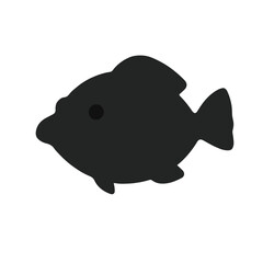 Black Blobfish Illustration