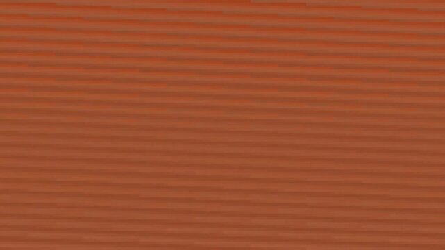Close-up view of a textured surface with horizontal lines in a uniform shade of light reddish-orange.