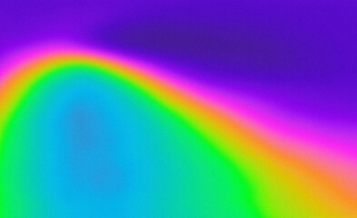 Abstract illustration uses a vibrant, soft-gradient style, featuring curved shapes in blue, green, yellow, pink, and purple, smoothly blending into each other for a glowing, energetic effect.