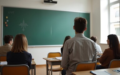 classroom. High quality