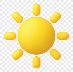 Weather Element Vector Icon Set | 3D icon set | Sun