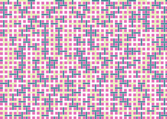 幾何学的なタイル模様 背景