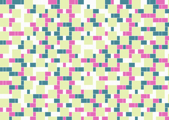 幾何学的なタイル模様 背景