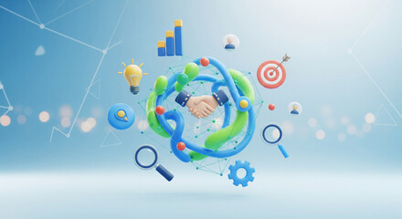 Collaborative Business Strategy for Achieving Goals and Driving Innovation and Growth