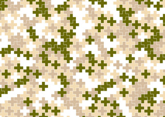 幾何学的なタイル模様 背景