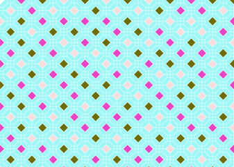 幾何学的なタイル模様 背景