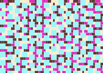 幾何学的なタイル模様 背景