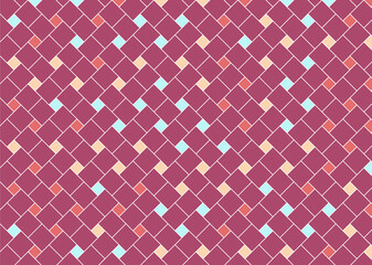 Fototapeta premium 幾何学的なタイル模様 背景