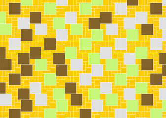 幾何学的なタイル模様 背景