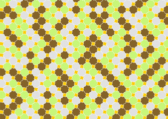 幾何学的なタイル模様 背景