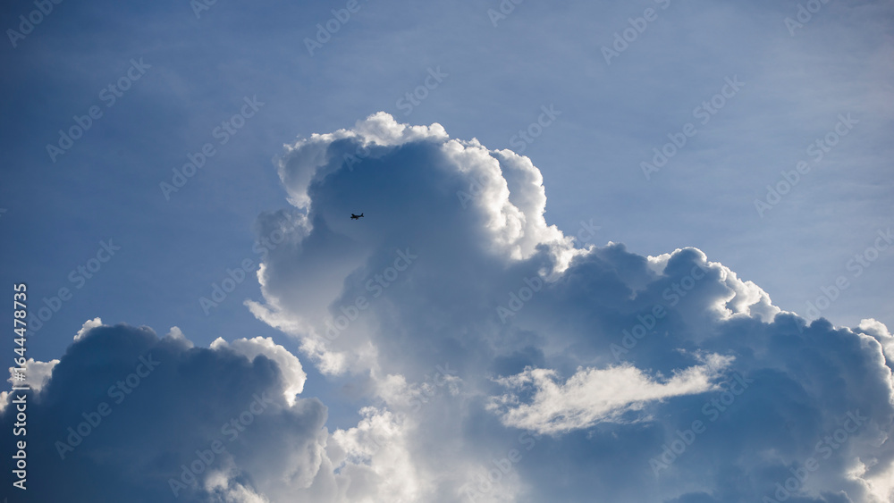Canvas Prints cloudscape has been developing in gorgeous form. the picture present flying high above the clouds.
