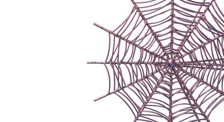 Fototapeta premium Detailed spiderweb design for backgrounds