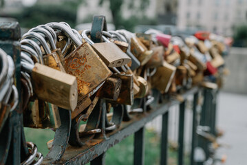 locks on the bridge