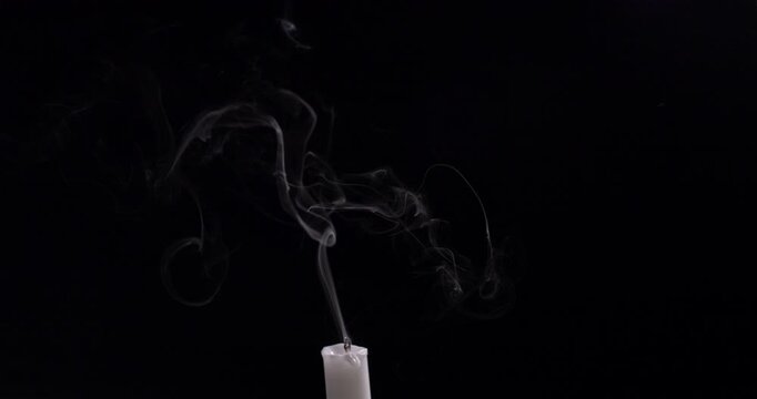 Candle Smoking After it Goes Out