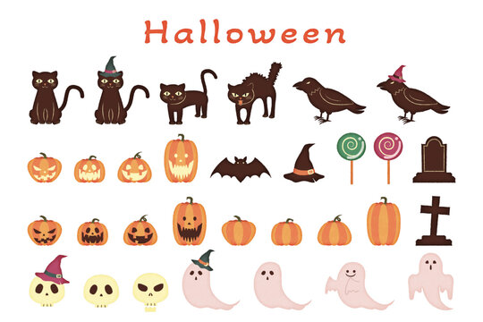 ハロウインイラスト手書き風