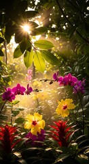 Tropical Splendor Sundrenched Orchids And