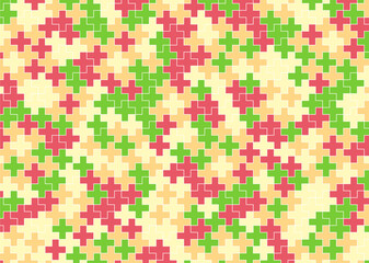 幾何学的なタイル模様 背景